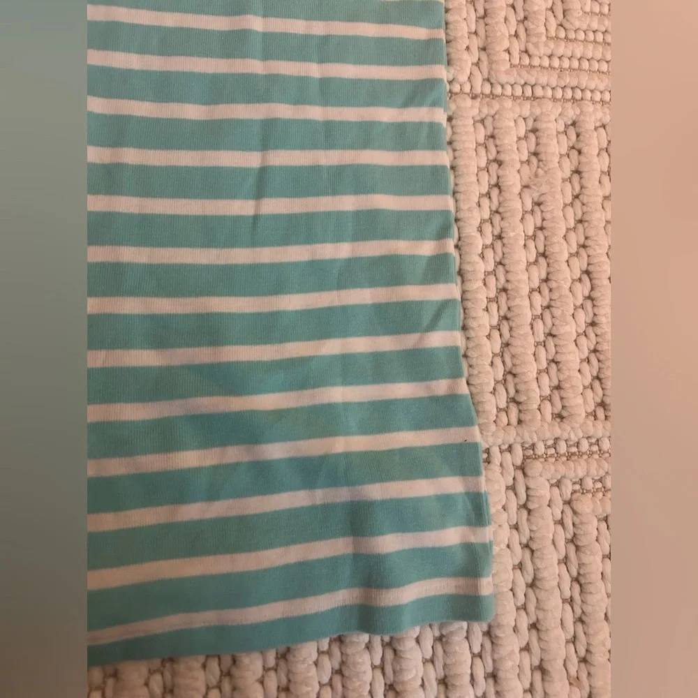 Polo Ralph Lauren Women’s S/P Preppy Sporty Blue White Striped Cotton Blouse Top - Picture 15 of 15